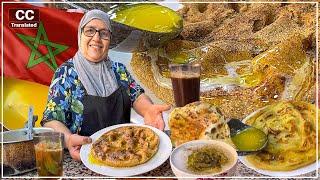 وثائقي: الفطور   اللذيذ والشهير الأكثر طلبا في مدينة مراكش بخبز الشعير، العسل، الحريرة والزبدة...