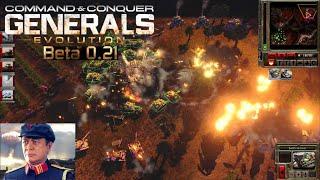 Command & Conquer: Generals Evolution Beta 2.1 | Forgotten Forest - Nuke vs Ultra | 2k 1440p