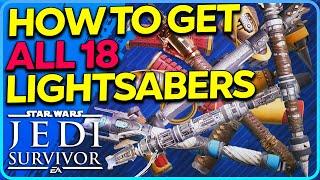 How to Get ALL Lightsabers Star Wars Jedi Survivor