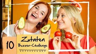 Isabella und Sandra kochen blind  | 10 Zutaten Buzzer Challenge