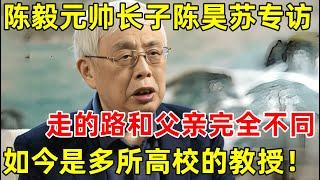 陈毅元帅长子陈昊苏专访!走的路和父亲有很大不同,如今是多所高校的教授【明星面对面】#陈昊苏