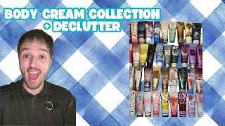 My Bath & Body Works Body Cream Collection + Declutter