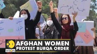 Hundreds of Afghan women take to social media to protest against Taliban's burqa diktat