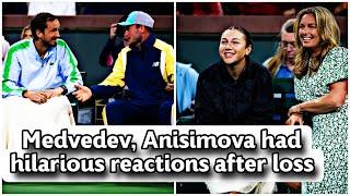 Amanda Anisimova, Daniil Medvedev had hilarious reactions after Eisenhower Cup exit