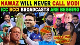 IT CAN COST PAK IF PAK DON’T PLAY WITH INDIA | ICC BCCI BROADCASTS ARE BEGGING | PAK REACTIONS