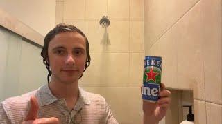 Heineken Non-Alcoholic Beer Review in the Shower