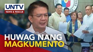 SP Escudero, pinai-iwas ang mga senador na magkomento kaugnay ng impeachment vs. VP Sara