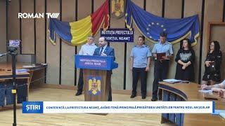 Conferință la Prefectura Neamț, având temă principală pregătirea unităților pentru noul an școlar