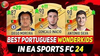 EA FC 24 WONDERKIDS BEST YOUNG PORTUGUESE TALENTS IN CAREER MODE!ft. ANTÓNIO SILVA,INÁCIO,MOREIRA