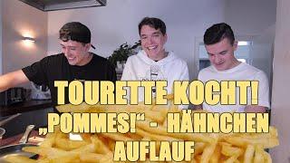 Tourette Kocht - POMMES-Hähnchen Auflauf mit CrispyRob! - Weihnachtsgewitter