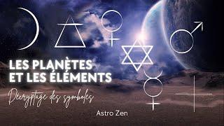 LES SYMBOLES DES PLANETES ET DES ELEMENTS