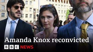 Amanda Knox reconvicted in slander case | BBC News