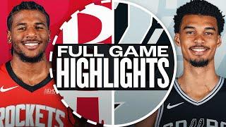 ROCKETS at SPURS | FULL GAME HIGHLIGHTS | October 26, 2024