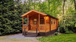 The Shenandoah - Real Log Cabin Tiny Home on Wheels