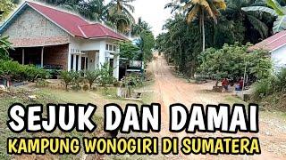 Suasana kampung Wonogiri di Transmigrasi Sumatera