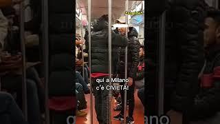 Passa davanti ad un Maranza mentre scatta una foto: diverbio in metro