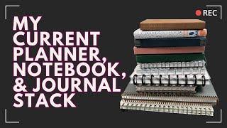 What I’m Currently Using for Planning, Journaling, Tracking, Notating!