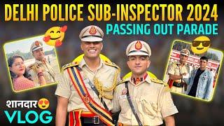 Delhi police Sub-Inspector passing out parade 2024 vlog ️#delhipolice #ssccpo #vlog #subinspector