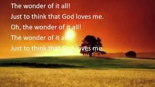 The Wonder of it All ~ George Beverley Shea ~ lyric video