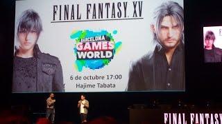 Hajime Tabata presentando Final Fantasy XV y GAMEPLAY EXCLUSIVO en Barcelona Games World