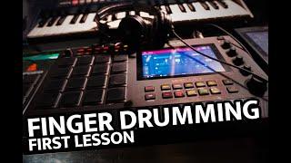 Finger Drumming Lesson / Tips Exercises Workflow Tutorial Layout Akai Mpc One, Mpc Live2 or similar