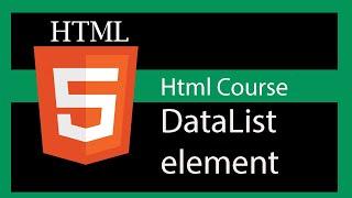 HTML 5 tutorial - datalist element