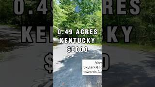 0.49 Acres for Sale in Murray Kentucky for $5,000. Mobile Homes Allowed#land #property #shorts