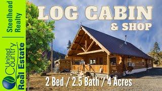 Log Cabin on 4 acres for sale Kamiah, Idaho