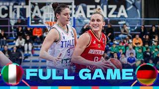 Italy v Germany | Full Basketball Game | FIBA Women's EuroBasket 2025 Qualifiers