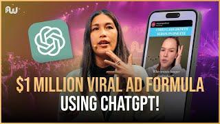 Craft Killer Video Ads: Mastering the $1 Million Ad Formula with ChatGPT