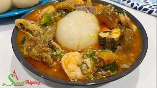 How To Make Slimy Okra/Okro Soup Every Time. Restaurant Style Tilapia Okra Soup With Soft FuFu