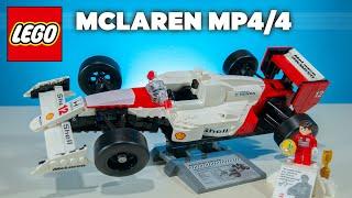 LEGO Icons McLaren MP4/4 & Ayrton Senna 10330 | Review