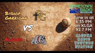 Bishop Garrigan vs. Algona High School Baseball