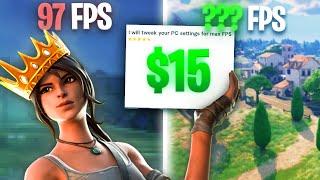 I paid a "Professional PC Tweaker" to Optimize my PC for Fortnite...
