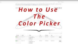 Color Picker Tutorial