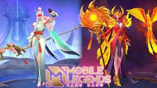 Pharsa | Peony Bloom Starlight Skin VS Empress Phoenix Collector Skin | MLBB