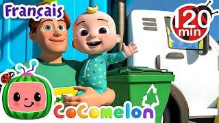 La chanson du camion de recyclage | CoComelon en Français | Chansons pour bébés