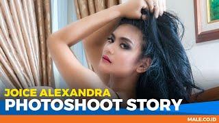 JOICE ALEXANDRA di Behind the Scenes Photoshoot - Male Indonesia | Model Seksi Indo