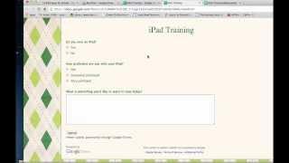 Tech Integration Video- Google Forms