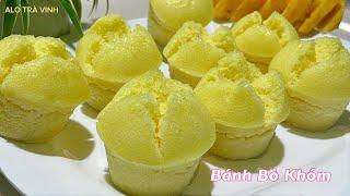 Không ngờ làm BÁNH BÒ KHÓM thật dễ thật ngon mà k cần men nở - Pineapple cake