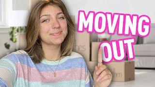 MOVING OUT of my 1st College Apartment | Kamri Noel