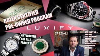 Luxify Special: Rolex Certified Pre-Owned Program - Details und Antworten auf ALLE Fragen!