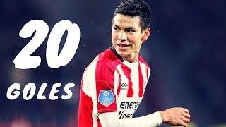 Todos los goles del Chucky Lozano con PSV | 2017-2018 | Full HD