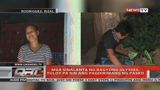 QRT: Mga sinalanta ng bagyong Ulysses, tuloy pa rin ang padiriwang ng Pasko