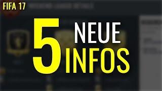 5 NEUE & INTERESSANTE DINGE ZU FIFA 17 !!! | Deutsch/German | FIFAllstars