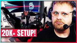 Er zeigt uns sein 20K+ SIM RACING SETUP