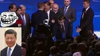 World Leader Fall Down Funny Video 2022