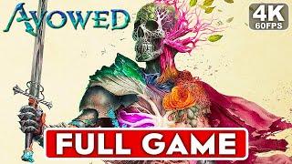 AVOWED Gameplay Walkthrough FULL GAME [4K 60FPS PC ULTRA] - No Commentary