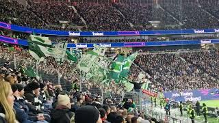 Werder Bremen supporters in Waldstadion gegen Eintracht Frankfurt 23.11.2024