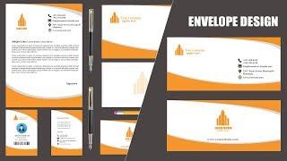 #4 Stationery design tutorial in illustrator || Envelope design